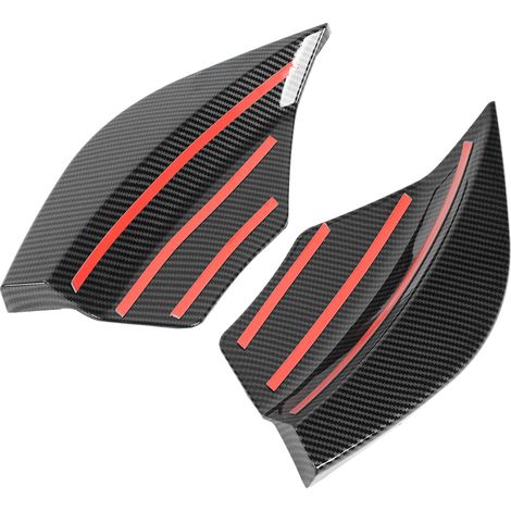 2 déflecteurs de pare-chocs arrière gauche droit aérodynamiques de remplacement pour Mercedes-Benz Classe A W176 2012-2018 style fibre de carbone (1/5)