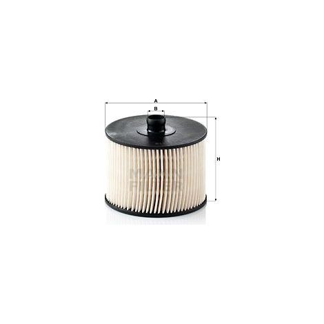 Filtro combustible sin metal MANN-FILTER PU1018X