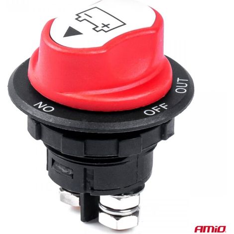 INTERRUPTEUR COUPE-CIRCUIT HEBEL AMIO 12/32V MAX 100A CRÊTE 500A AMIO (1/3)