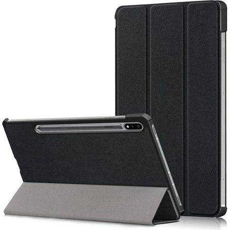 Coque - Samsung - Galaxy Tab S7 FE - Antichocs - Ultra Mince - Noir (1/4)