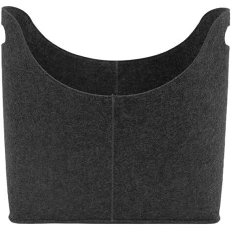 Sollbry Panier de Bois de feu en Feutre Sac de Rangement de cheminée Pliable（393922cm）