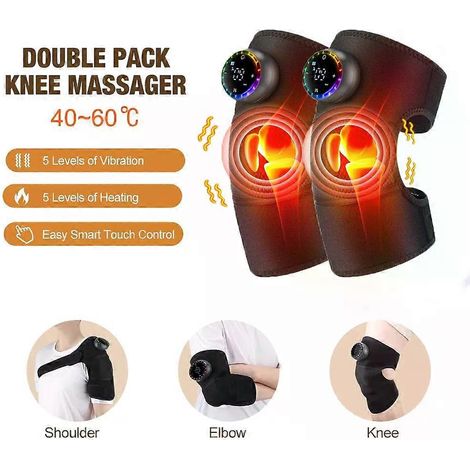 Heizmassagegerät für Knie, Schulter und Ellbogen mit intelligenter Vibrationsfunktion und Wärmekompresse. Fördert die Durchblutung, entspannt die Muskulatur und die Gelenke. (1/4)