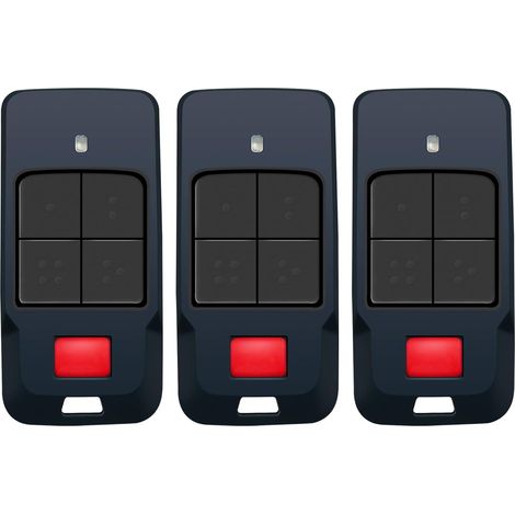 JSSEVN-3 transmetteurs de garage compatibles avec BFT MITTO COOL C4 433MHz Version, codage Rolling Code, Télécommandement universel pour porte de garage