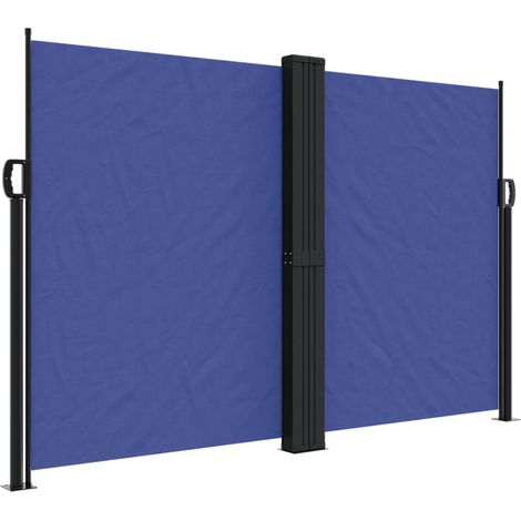 Store Banne - Auvent latéral rétractable bleu 160x1000 cm fr10556 - Maison La Vie (1/5)