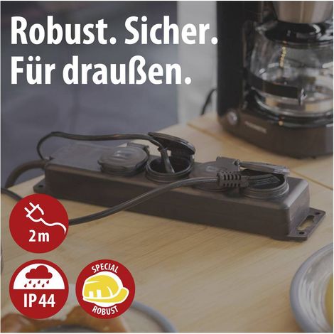Brennenstuhl 1159960 Multipresa 4 vie Nero Schuko 1 pz. (1/4)
