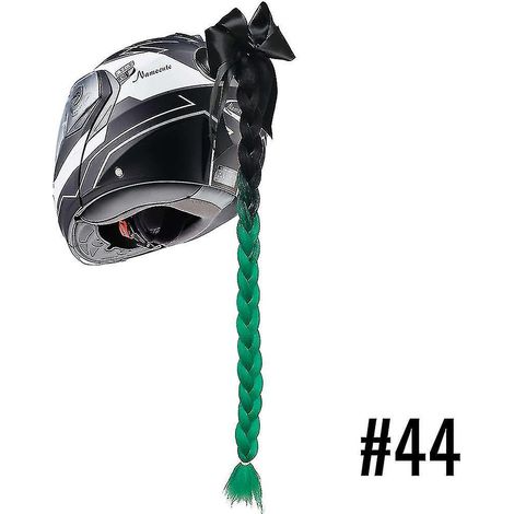 Geflochtener Pferdeschwanz für Motorradhelme, doppelt gedrehter Zopf mit Luft - 44 (1/3)