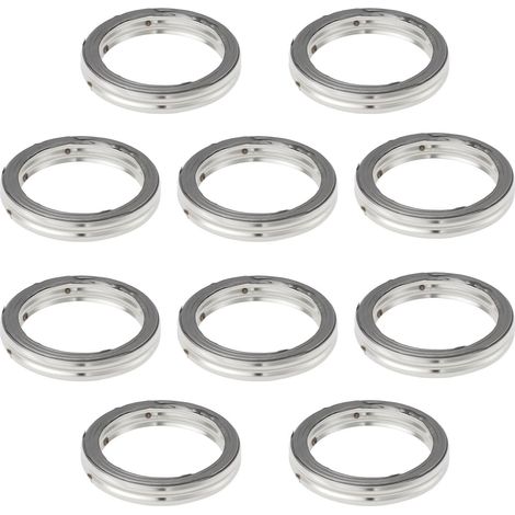 Lot 10 Bagues d'étanchéité d'échappement 33x25x5 mm Compatible avec Aerox et Nitro Compatible avec CPI 50 CC Vérifiez 33x25x5 mm. (1/5)