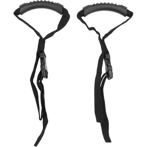 Poignée de sécurité réglable pour voiture, 2 pièces, en Nylon, Portable, haute résistance, pour camion, Van, SUV (1/5)