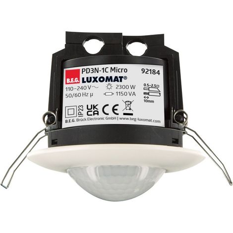 Beg LUXOMAT PD3N-1C-FP Mikro Bewegungsmelder Weiß (1/4)