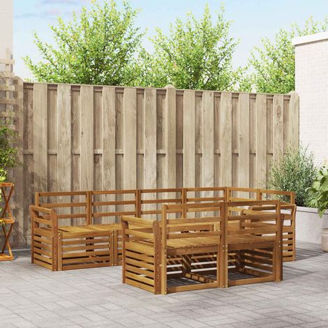vidaXL Ecksofa Set 7 pcs Natur (1/5)