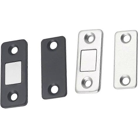 Lot de 4 aimants de fixation pour portes coulissantes de placards et meubles (1/5)