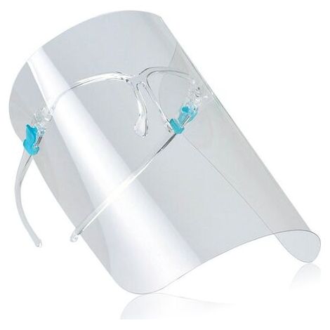 Visière de Protection,avec 1 Masques Antibuée Remplaçables et 1 Lunettes Réutilisables, Les Hommes et Les Femmes Peuvent Protéger Les Yeux et Le Visage, (1/5)