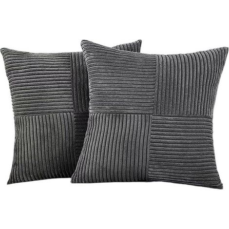 2-teiliges Kissenbezug-Set,40 x 40 cm,Dekorative Kissenbezüge,Quadratische Dekokissenbezüge,Geeignet für Sofas,Wohn- und Schlafzimmer (1/5)