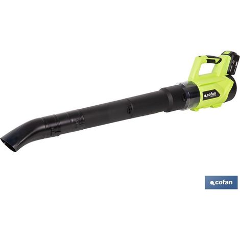 Souffleur électrique alimenté par batterie 20 V, 22 500 tr/min, 9,6 m³/min, 2,03 kg, 2 vitesses (1/4)