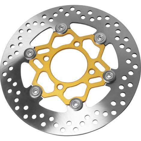 Schwimmend gelagerte Bremsscheibe für Motorräder, kompatibel mit der modifizierten EX135 Truoc-Bremsscheibe mit 220 mm Durchmesser. (1/3)