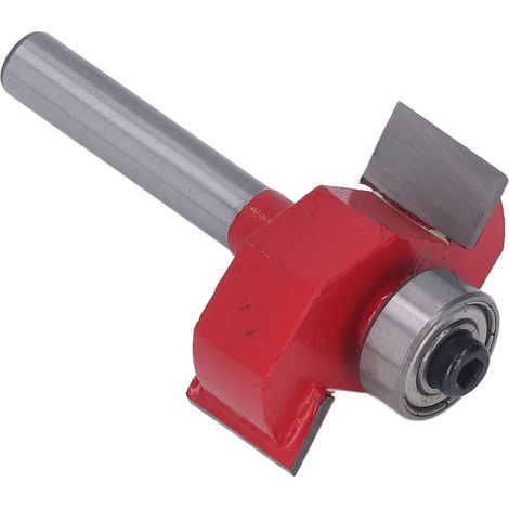 Fraise à défoncer en forme de T, en alliage de tungstène avec revêtement PTFE, pour le travail du bois, 1/4 x 1/2 pouce (1/5)