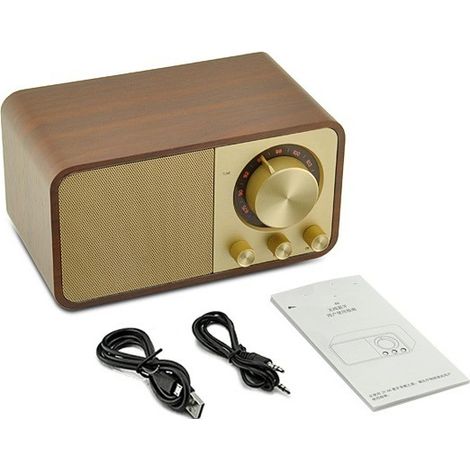 Radio - Enceinte Bluetooth 5.0 et Wi Fi avec Réveil Affichage LED Égaliseur 5 Bandes pour Bureau Chambre Cuisine 1 Pièce (1/5)