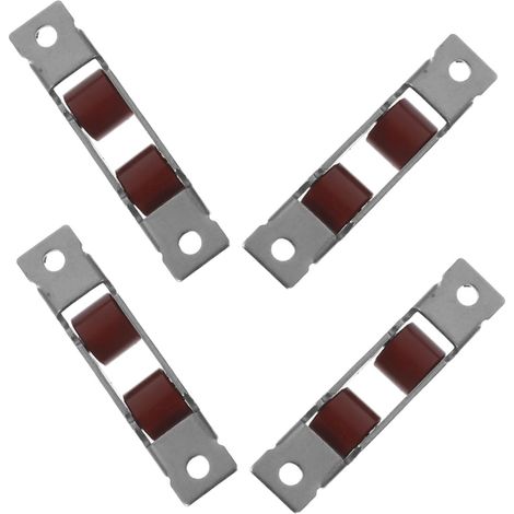 roulettes doubles en acier inoxydable pour fenêtres et