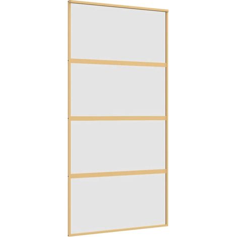 Maison Exclusive - Schiebetür Golden 102,5x205 cm Matt ESG-Glas u