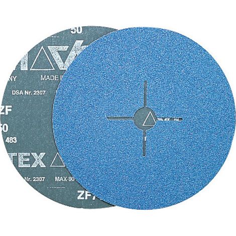 VSM Fiberscheibe ZF 714 Zirkonkorund (ZA),Ø 125 mm, Körnung: 40