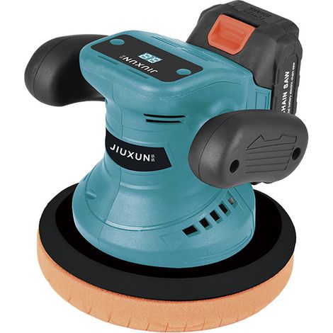 Polisseuse Cireuse Sans Fil Lithium-Ion avec Brosse, Outil de Réparation des Rayures pour Sol et Marbre (Machine Seule)