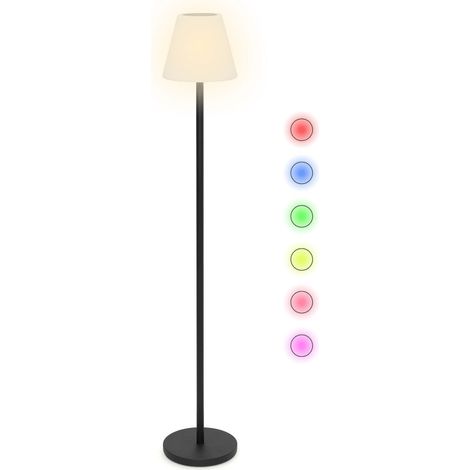 Solar-Außenleuchte mit LED, Höhe 150 cm