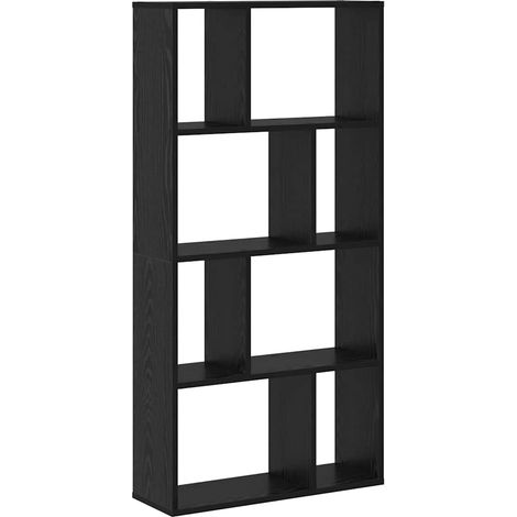 Maison Exclusive - Bücherregal Schwarz Eichen-Optik 60 x 20 x 102