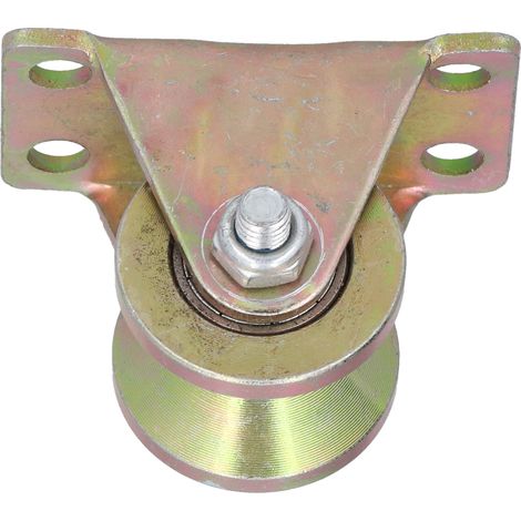 Rail de guidage robuste à gorge en V de 32 mm avec support de 2,5 mm pour porte coulissante