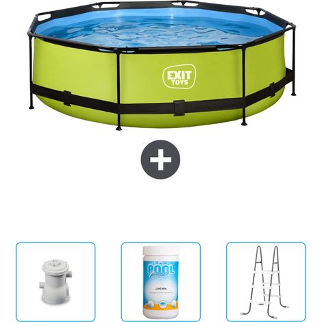 Exit Pool Rund - 300x76 cm - 4-teilig SCB96 (1/4)