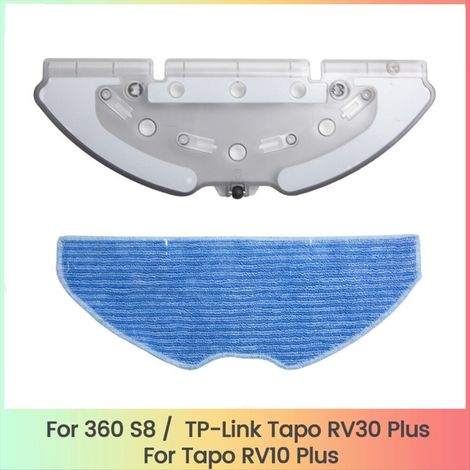 Ersatzbürstenhalter-Set für TP-Link Tapo RV30 Plus und RV10 Saugroboter Mikrofasertuch (1/3)