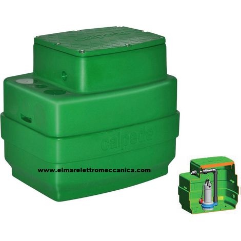2 HP GEO230 GQR 10-20 Stazione Raccolta 230 l Sollevamento Drenaggio CALPEDA  230 V Monofase