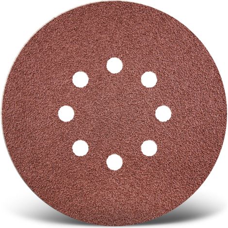 MENZER Red Klett-Schleifscheiben, 150 mm, 8-Loch, f. Exzenterschleifer, Normalkorund (25 Stk.) K36