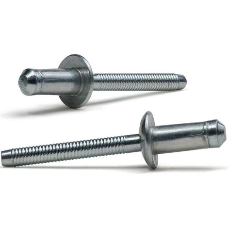 RIVETTO HARD LOCK mm. 6,4X12,5 ACCIAIO
