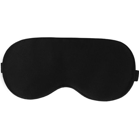 masque De Nuit Noir 1pc, Masque De Sommeil, Convient Aux Hommes/femmes/enfants (1/4)
