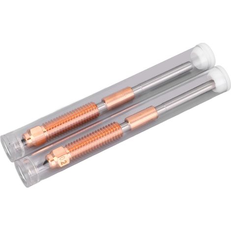 Kit de buses à échange rapide, 2 pièces, en acier trempé, buses de déconnexion bimétalliques CuCrZr 0.2mm pour imprimante 3D K1C (1/5)