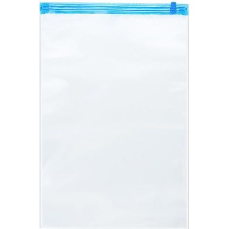 Filiyano-Lot de 10 sacs de compression transparents sous vide 40 x 50 cm - manchons de compression à rouler à la main, pour vêtements, couettes et (1/5)