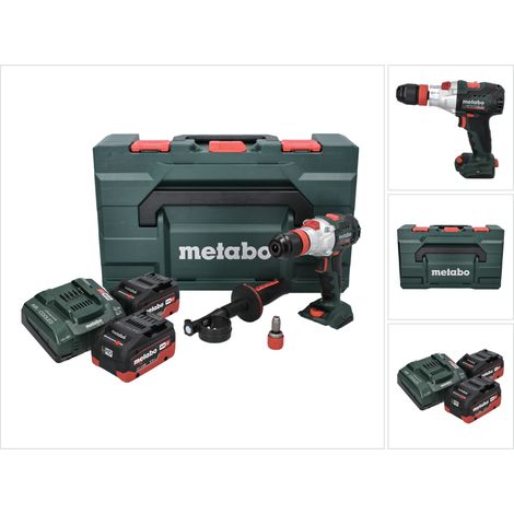 Metabo - Trapano AKU 18V con avvitatore a percussione, 2x batteria 5,5 Ah LiHD, caricabatterie 602361660 (1/5)