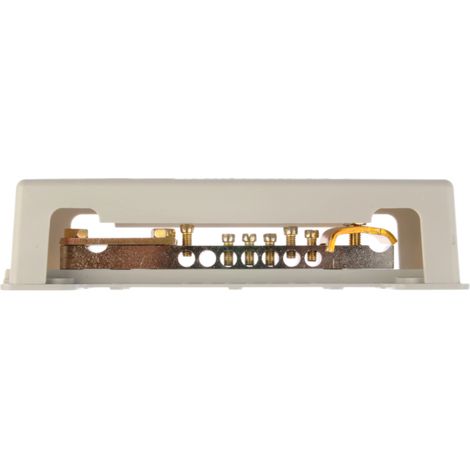 Barra equipotencial de 7x25mm2, 1x10mm2, 1x barra plana 1809 (libre de halógenos, fabricada en latón 100kA) 5015073