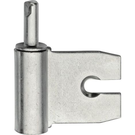 Lame universelle mâle pour huisserie métallique droite 35x43mm acier zingué – Fixation rapide et stable – Résistance à la corrosion – 789081 – Mermier