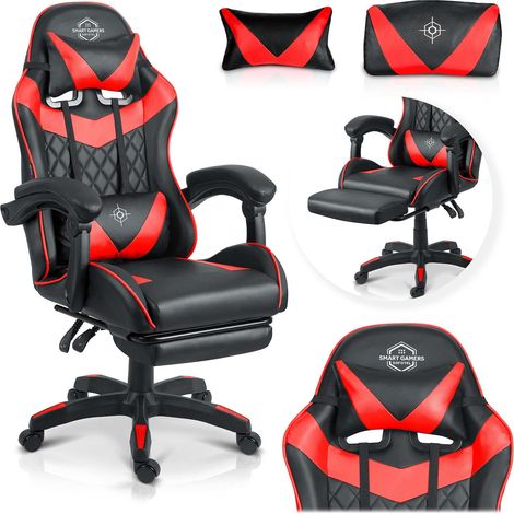 Fauteuil gaming Sofotel Draknor II noir et rouge (1/5)