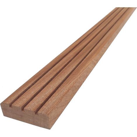 Piolo gradino in legno di mogano per scaletta da barca mm 20 x 55 x 800 (1/4)