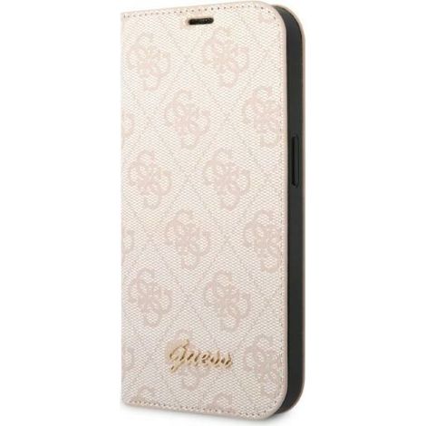 Guess GUBKP14LHG4SHP iPhone 14 Pro 6.1 rosa/rosa libro 4G Vintage Gold Logo (1/5)