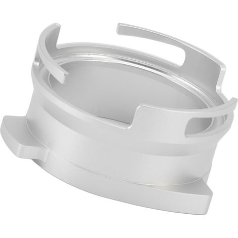 54-mm-Filterhalter für Breville 8er-Serie, Dosierring aus silbernem Aluminium mit Antidispersionsfunktion, leichtgängig, Kaffeeadapter (1/5)