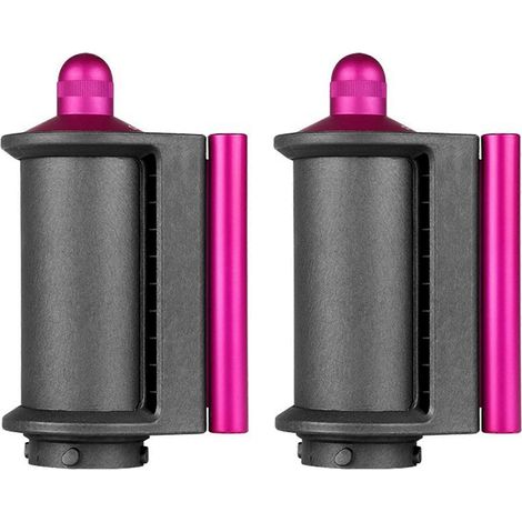 2x Airwrap HS01/HS05 Anti-Fly Wind Düse Universal Haarstyling Lockenstab Rosenrot Grau & Rosenrot (1/5)