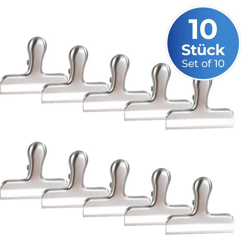 Küchenklammern aus Edelstahl, 10er-Set (1/5)