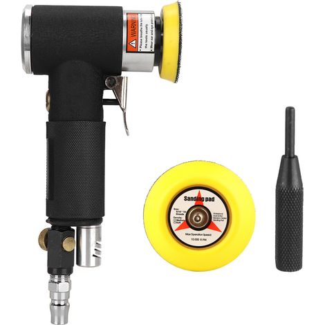 [JAMAIS UTILISÉ]Ponceuse pneumatique d'angle à 90 degrés 2/3 po, machine de polissage et de meulage à angle droit (1/5)