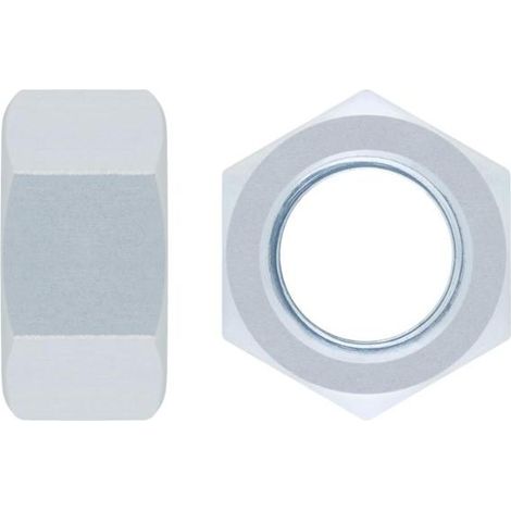 avl tuercas hexagonal metricas 12 mm din 934 zincadas (caja 2.5 unidades)