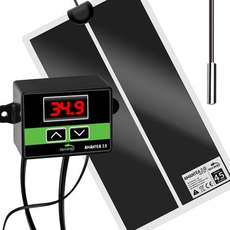Heizmatte mit Thermostat für Terrarien, Aquarien und Reptilien, 45 W (1/5)