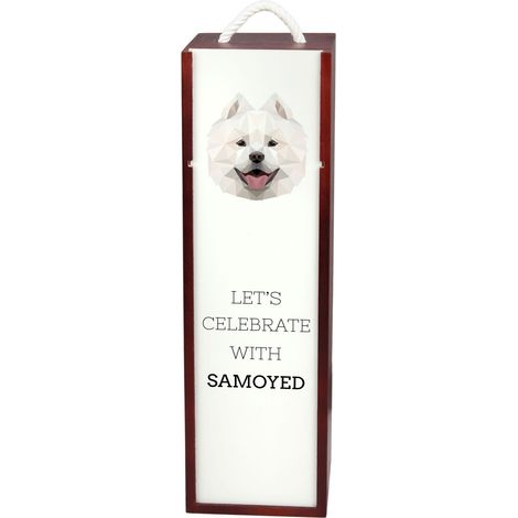 Samoiedo, Samoiedo, Samojedskaja - scatola geometrica con una foto e una scritta per il vino di Art-Dog (1/5)