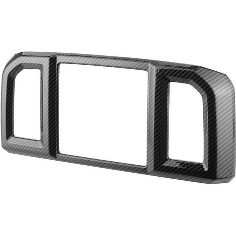 Abdeckung für den hinteren Luftauslassrahmen in Carbonfaser-Optik, Innenverkleidung, passend für Ford F150 2015–2020